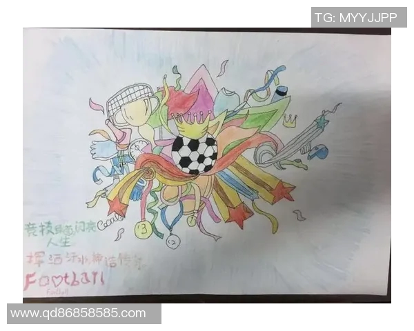 用彩铅描绘足球明星的精彩瞬间与独特魅力的艺术作品展示